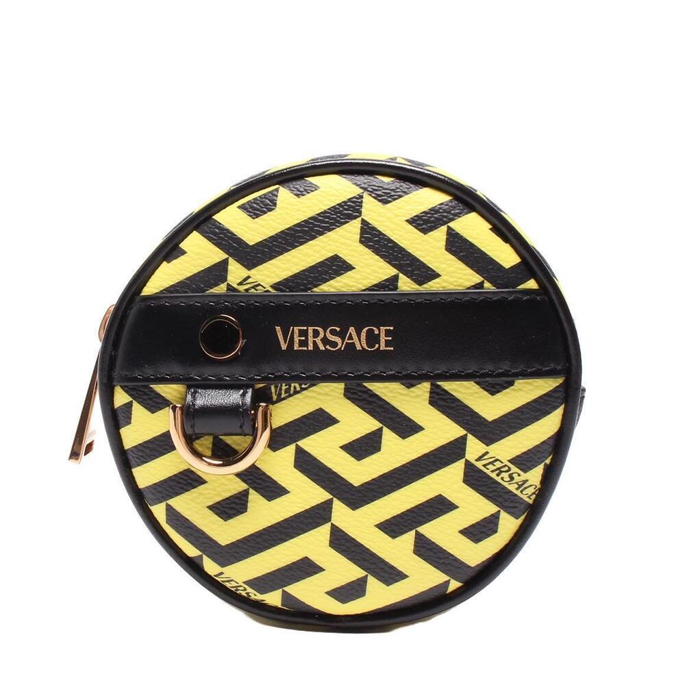 Versace La Greca circle pouch